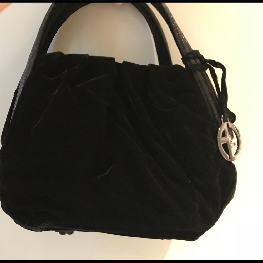 Velvet Armani bag